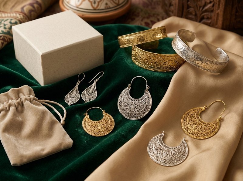 المشغولات التراثية والحلي الأصيلة